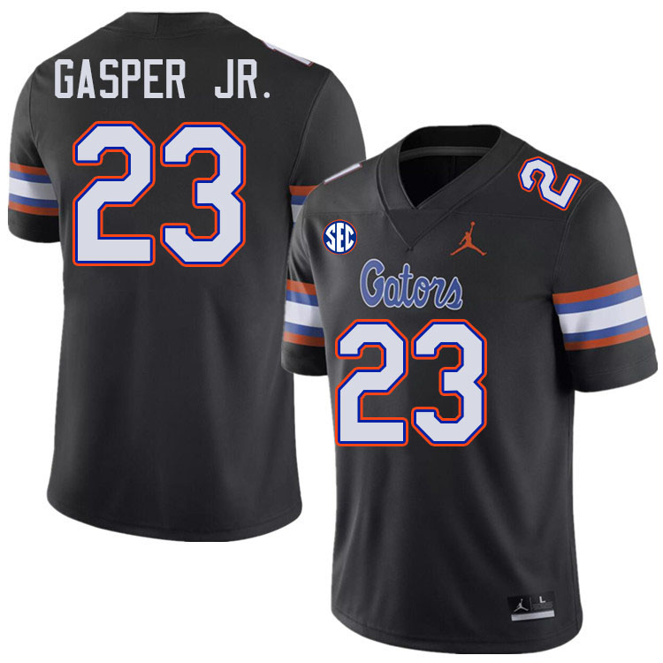 Florida Gators #23 Chad Gasper Jr. College Football Jerseys Stitched-Black